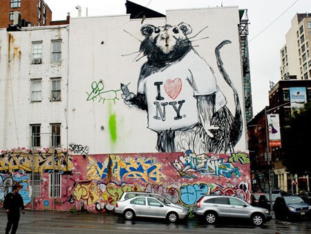 banksy loves ny