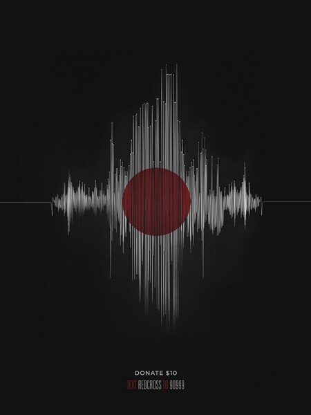 art to support japan