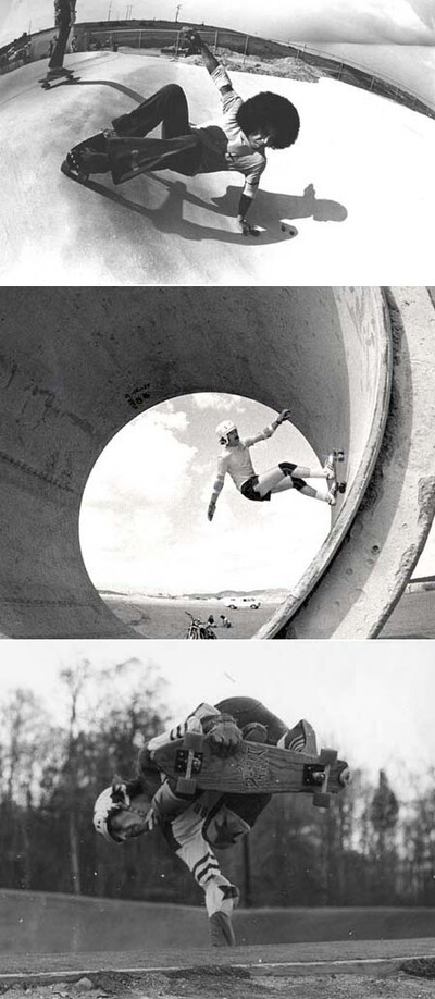 old school skateboarding