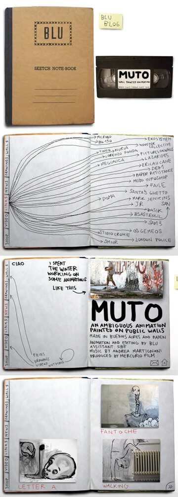 muto, el trabajo de blu