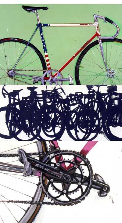 bicycle paintings