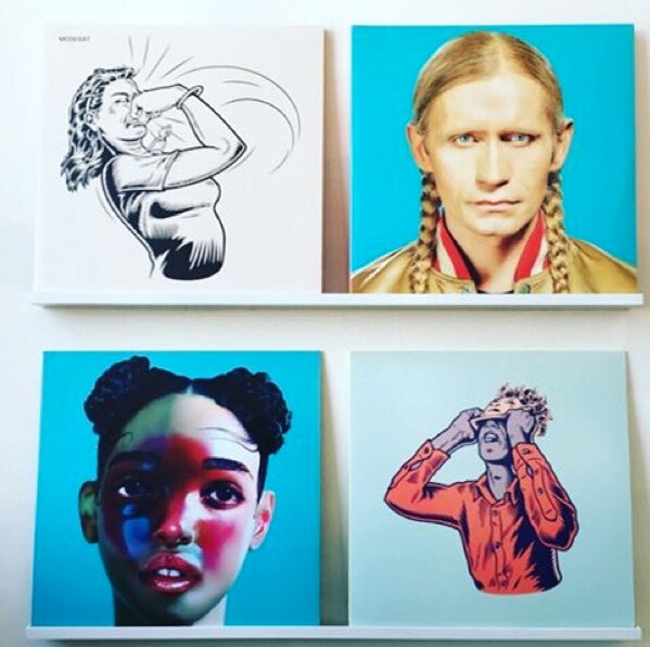 Stefan Sagmeister album covers.