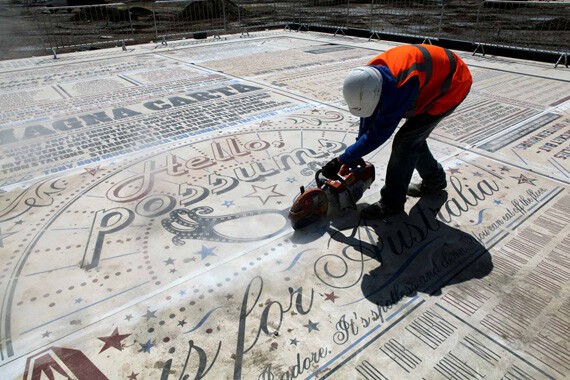 The Comedy Carpet.