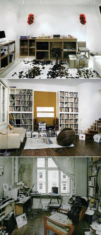 german dj´s and their living rooms...