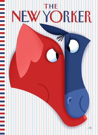 bob staake creates a cover for the new yorker / bob staake crea una portada para new yorker