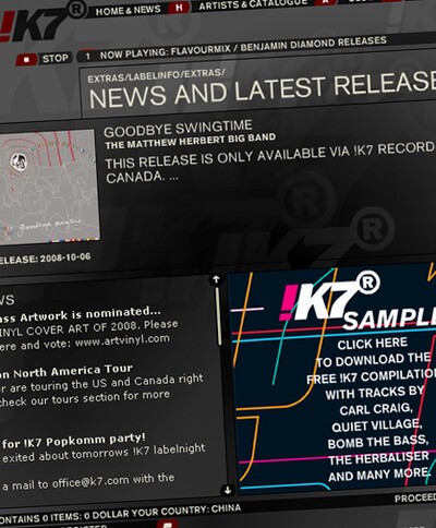 !k7 records sampler