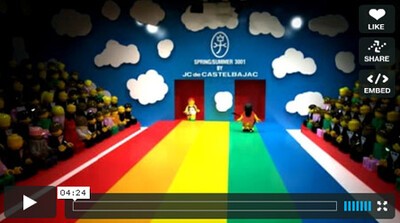 jean charles de castelbajac vs lego