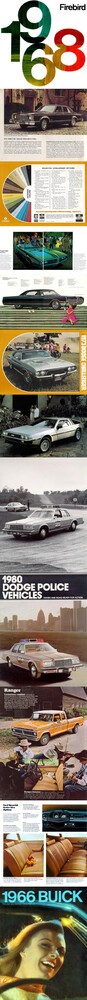 old car brochures