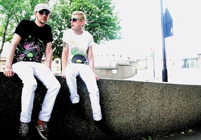 punks jump up, "blockhead"