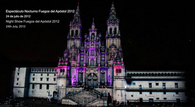 Obradoiro 2012 mapping.